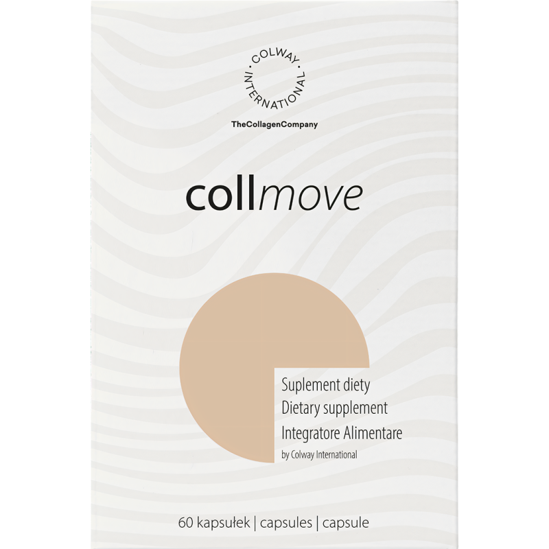 CollMove suplement diety Colway – beżowe pudełko kapsułek 60 sztuk