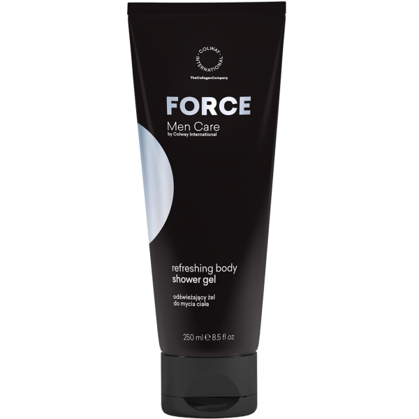Odświeżający Żel pod Prysznic dla Mężczyzn Colway – czarna tubka FORCE Men Care 250ml