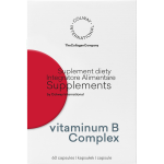 Vitaminum B Complex Colway – białe pudełko suplementu diety z czerwonym akcentem, 60 kapsułek