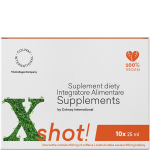 Xshot suplement energetyczny Colway – opakowanie zbiorcze 10 fiolek po 25ml, 100% vegan